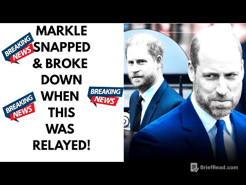 MARKLE FINALLY SNAPPED & BROKE WHEN THIS HAPPENED #meghanmarkle #meghan #princeharry
