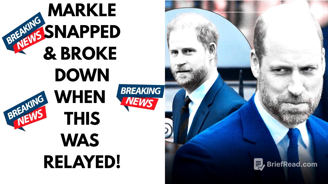 MARKLE FINALLY SNAPPED & BROKE WHEN THIS HAPPENED #meghanmarkle #meghan #princeharry