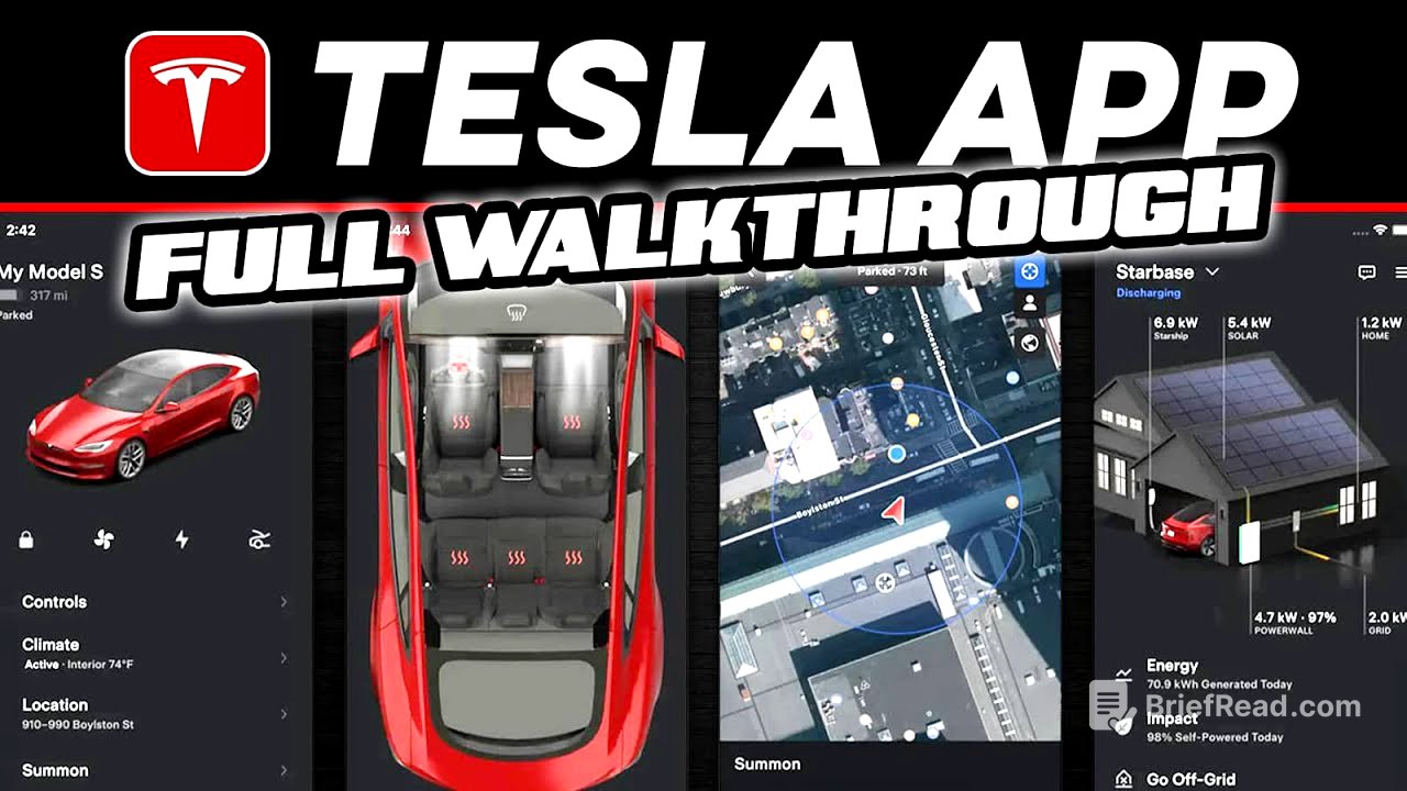 Tesla App Tutorial | Everything You Need To Know