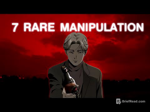 7 Rare Manipulation Tactics Used by Master Manipulators