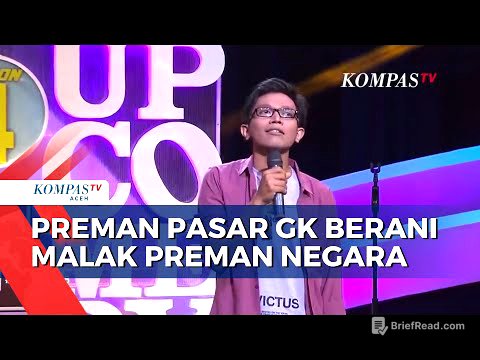 Stand Up Comedy Dzawin: Harusnya DPR Jangan di Senayan, tapi di Tengah Pasar!