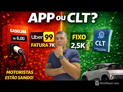 Motoristas de App estão saindo! Voltar para o CLT compensa?
