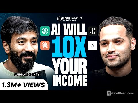 Start Earning Money WIth AI - Free Tools & Business Ideas | Vaibhav Sisinty | FO376 Raj Shamani