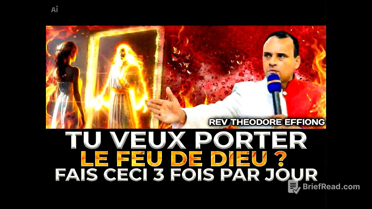 TU VEUX ÊTRE UN FEU POUR TA GÉNÉRATION ? FAIS CECI 3 FOIS PAR JOUR  | Rev. Theodore Effiong