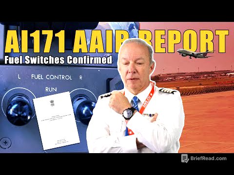 Confirmed: Air India 171’s Dual Engine Failure Explained
