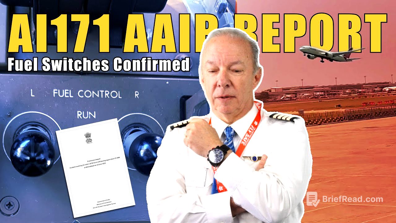 Confirmed: Air India 171’s Dual Engine Failure Explained