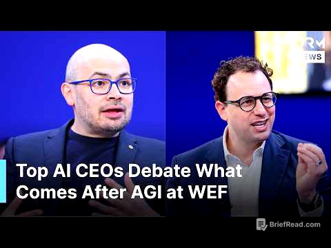 FULL DISCUSSION: Google's Demis Hassabis, Anthropic's Dario Amodei Debate the World After AGI | AI1G