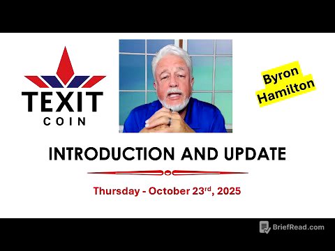 TexitCoin Intro with Byron Hamilton 10/23/25
