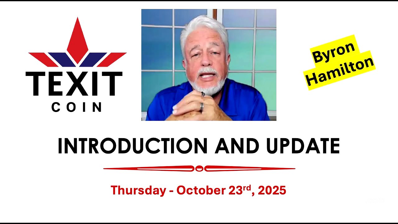 TexitCoin Intro with Byron Hamilton 10/23/25