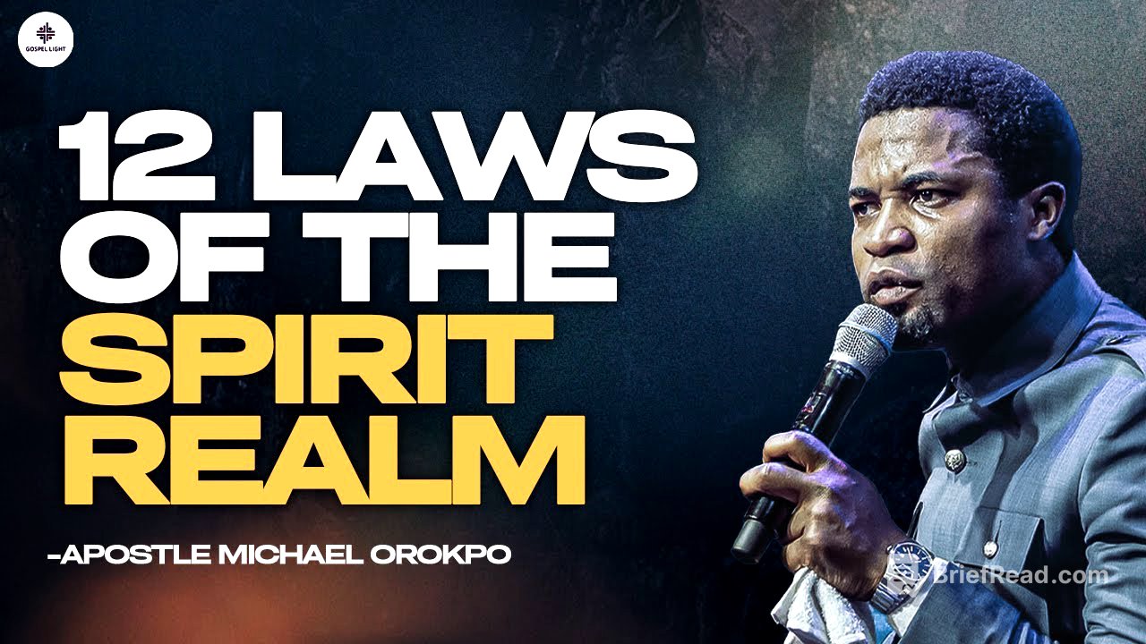12 LAWS OF THE SPIRIT REALM | APOSTLE MICHAEL OROKPO