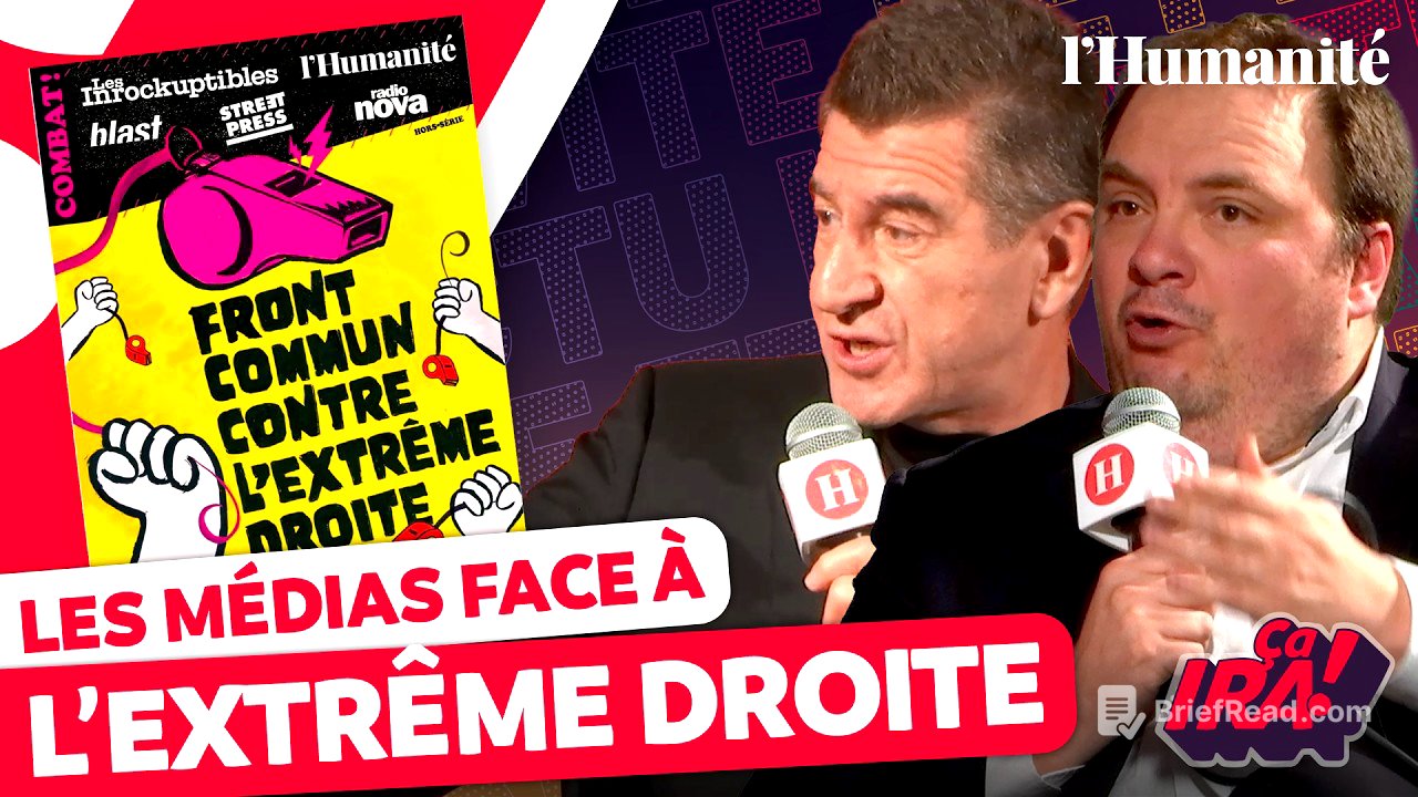 Initiative inédite de la presse contre l'extrême droite - Avec F. Gay et M. Pigasse | ÇA IRA !