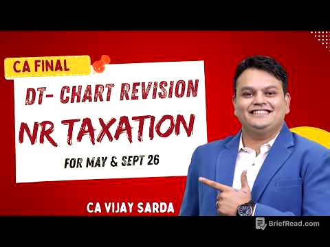 DT Revision | NR Taxation | CA Final | May & Sept 26 | CA Vijay Sarda