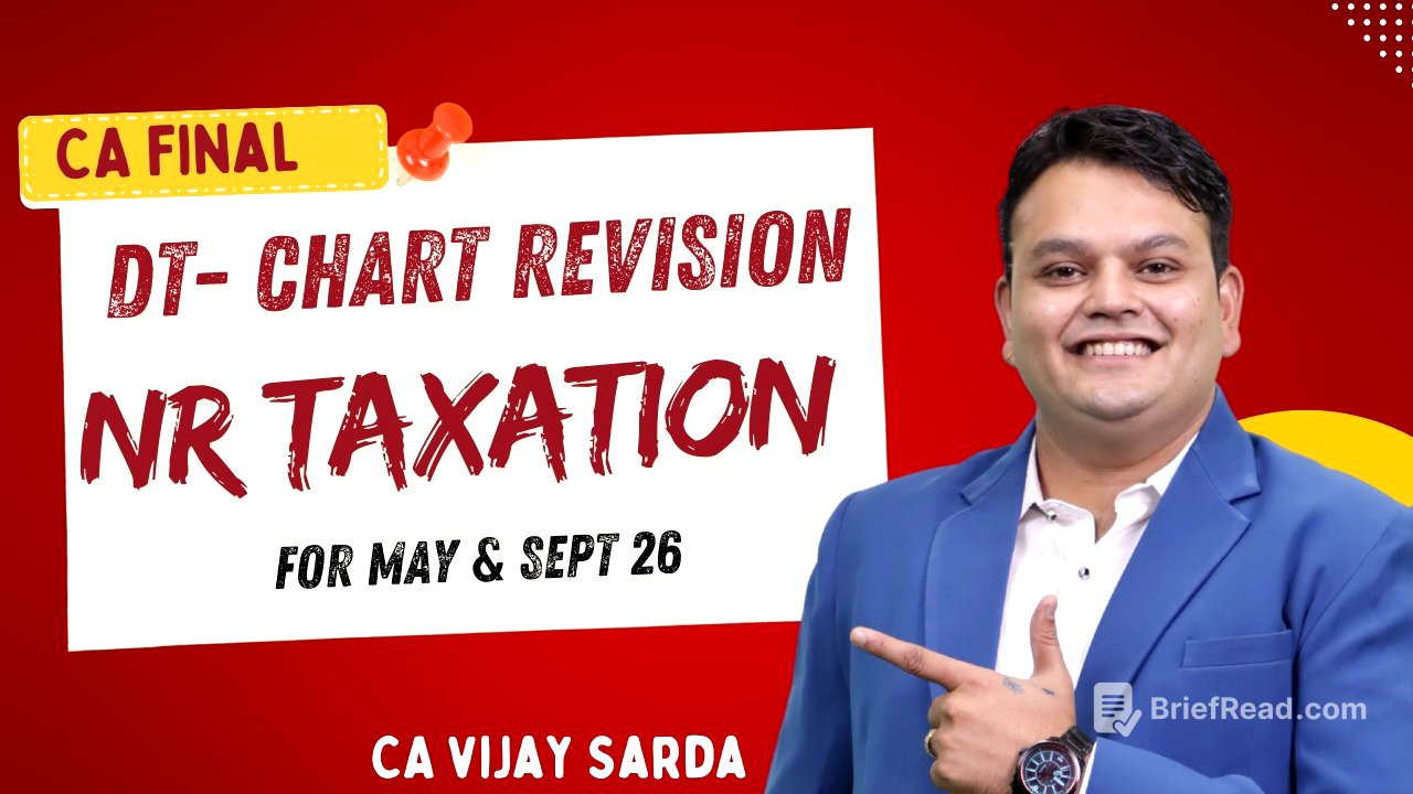 DT Revision | NR Taxation | CA Final | May & Sept 26 | CA Vijay Sarda