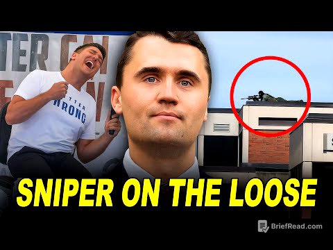 CHARLIE KIRK KILLED BY SNIPER - ASSASSIN AT LARGE!