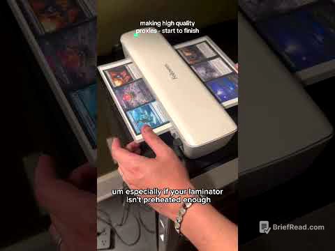 Making High Quality MTG Proxies From Home - Start to Finish