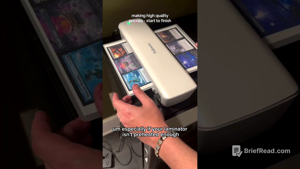 Making High Quality MTG Proxies From Home - Start to Finish