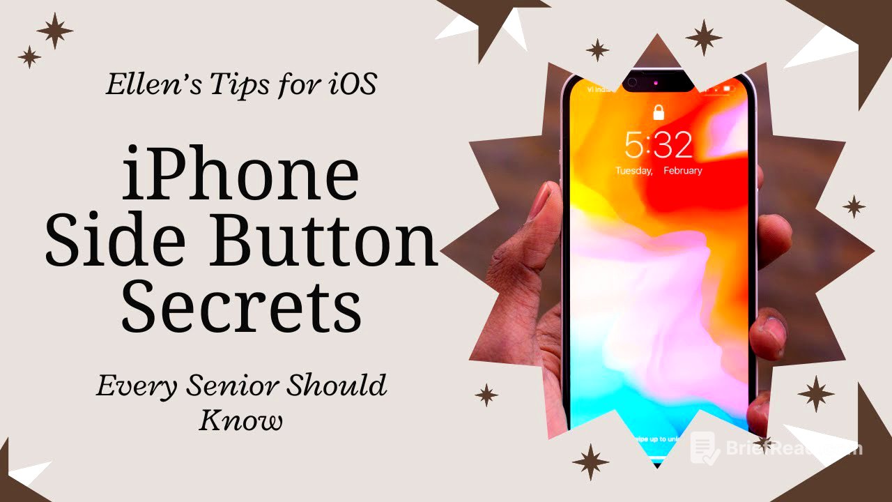iPhone Side Button Secrets Every Senior Should Know
