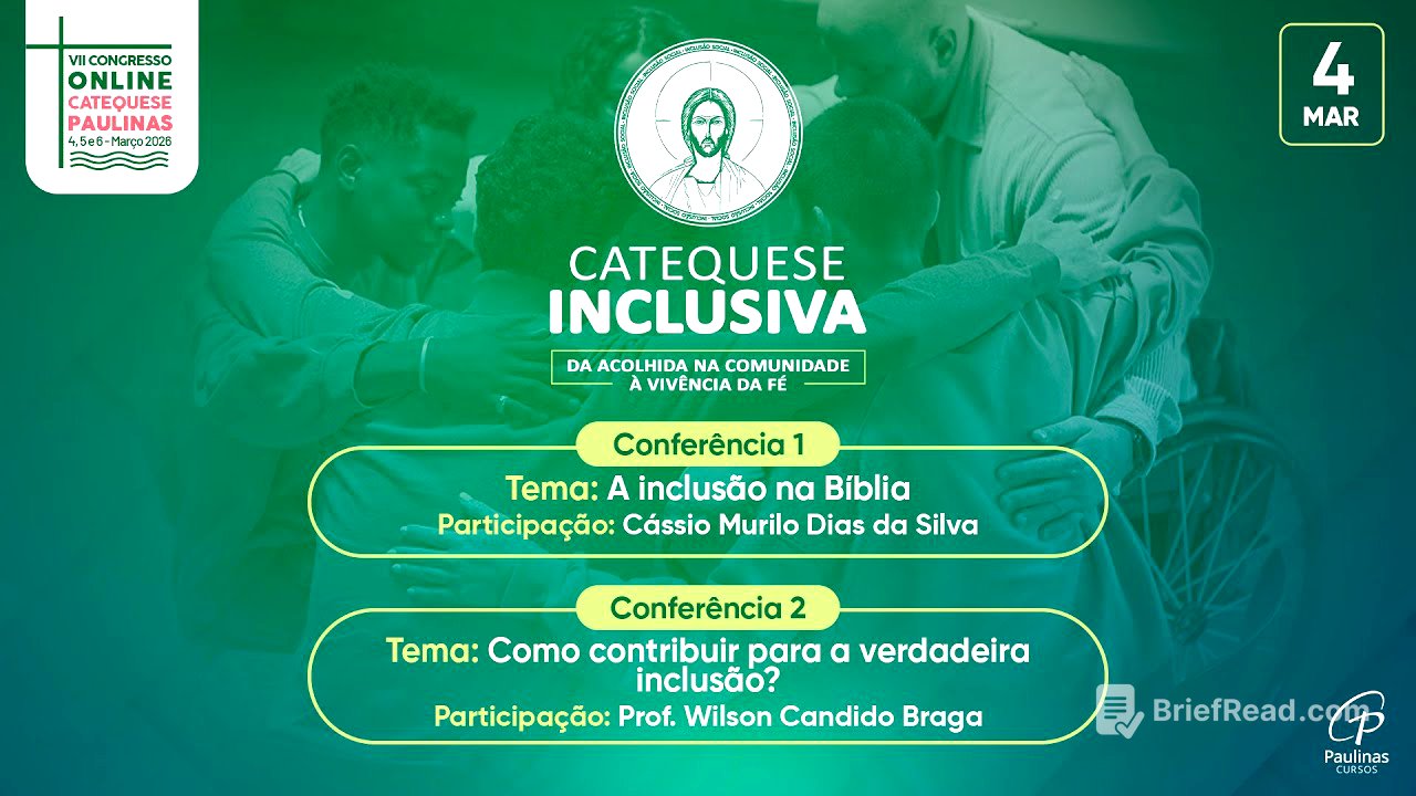 VII CONGRESSO ONLINE DE CATEQUESE PAULINAS [1º DIA]