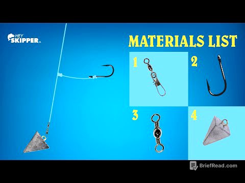 Simple ”One-Hook” Bottom Fishing Rig! Quick Rig to Save Time and Catch MORE FISH!