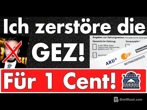 Operation Böhmermann: GEZ kippen mit 1-Cent-Trick – Anleitung zur Zerstörung des Rundfunksystems