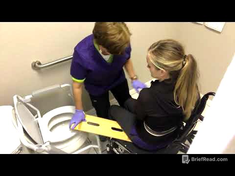 Maximizing Mobility: Transfer Techniques with Slideboard Wheelchair to Toilet Maximum Assistance"