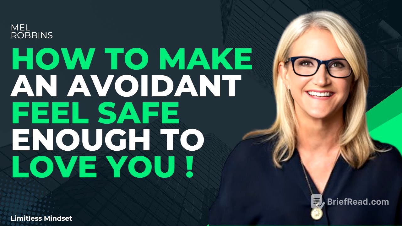 HOW TO MAKE AN AVOIDANT FEEL SAFE ENOUGH TO LOVE YOU ! | MEL ROBBINS | MOTIVATION SPEECH