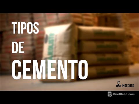 CONOCES TODOS LOS TIPOS DE CEMENTO? | TIPOS DE CEMENTO
