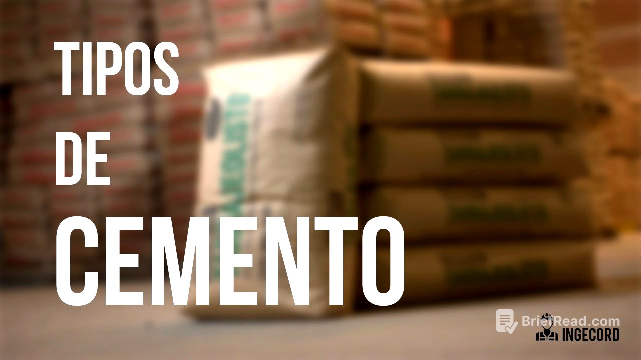 CONOCES TODOS LOS TIPOS DE CEMENTO? | TIPOS DE CEMENTO
