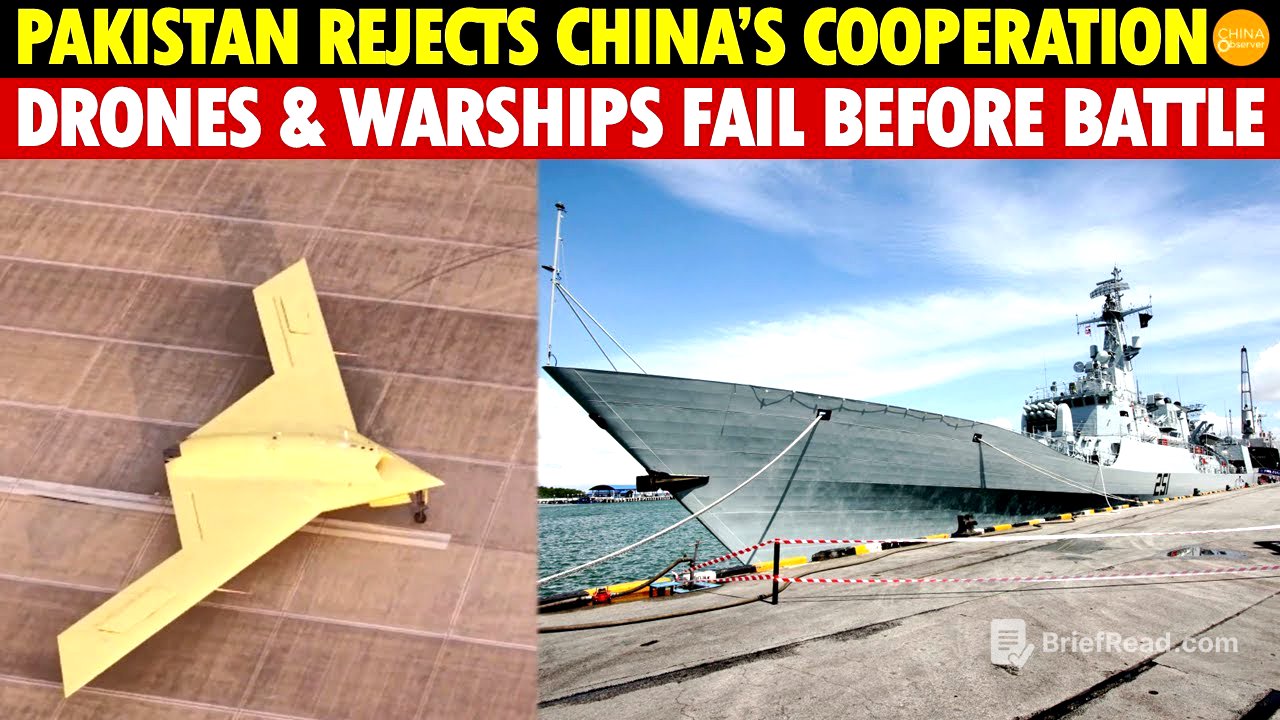 China’s Drones Overheat, 4 Warships Fail Before Battle, Pakistan Rejects China’s Cooperation