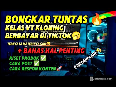 BONGKAR HABIS MATERI KELAS VT CLONING BERBAYAR DI TIKTOK. KAMU WAJIB TAU !!!!