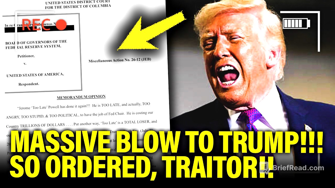 WHOA!! Federal Judge SHUTS DOWN Trump’s BIGGEST CASE!!!