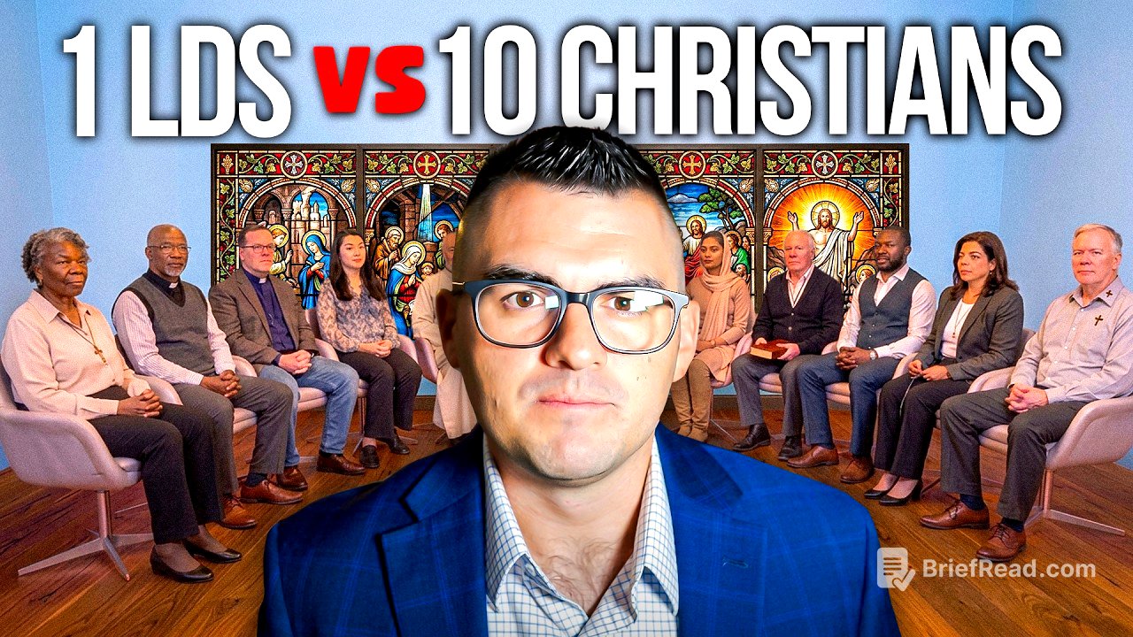 1 Mormon vs 10 Christians Heated Debate
