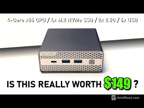 Is $149 TOO CHEAP for a 4 SSD NAS? (Maiyunda M1S NAS Review)