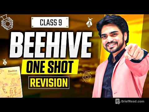 CLASS 9TH ENGLISH ONE SHOT REVISION | BEEHIVE ONE SHOT REVISION | SUMMARY/LONG/SHORT QUESTIONS