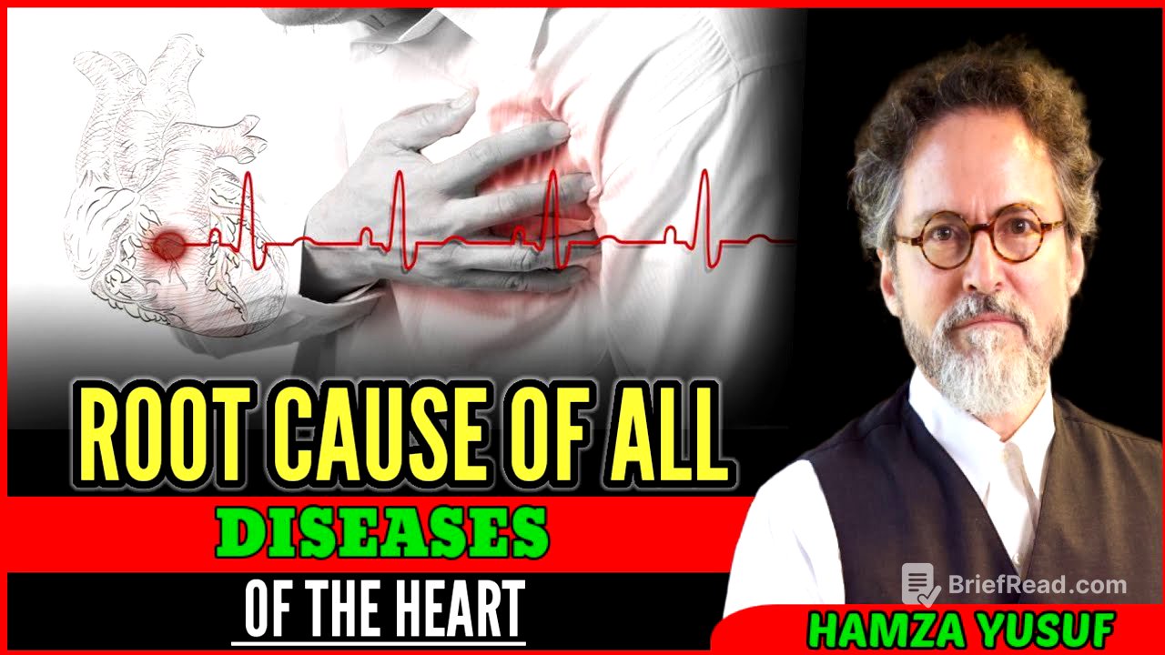 Root cause of all Diseases of the heart. Hamza Yusuf lecture English. 