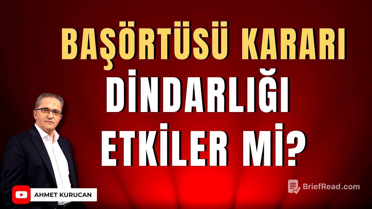 Başörtüsü, Dindarlık ve Evlilik: Gerçek Kriz Nerede? | Ahmet Kurucan