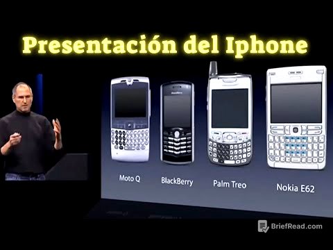 Steve Jobs introduce el Iphone en el año 2007 (Español)