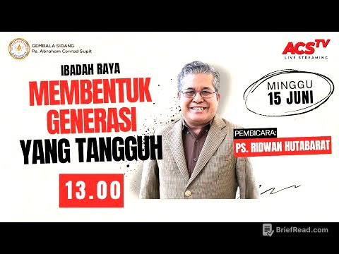GBI Victorious Family - Ps. Ridwan Hutabarat - 13.00 WIB | 15 Juni 2025 |