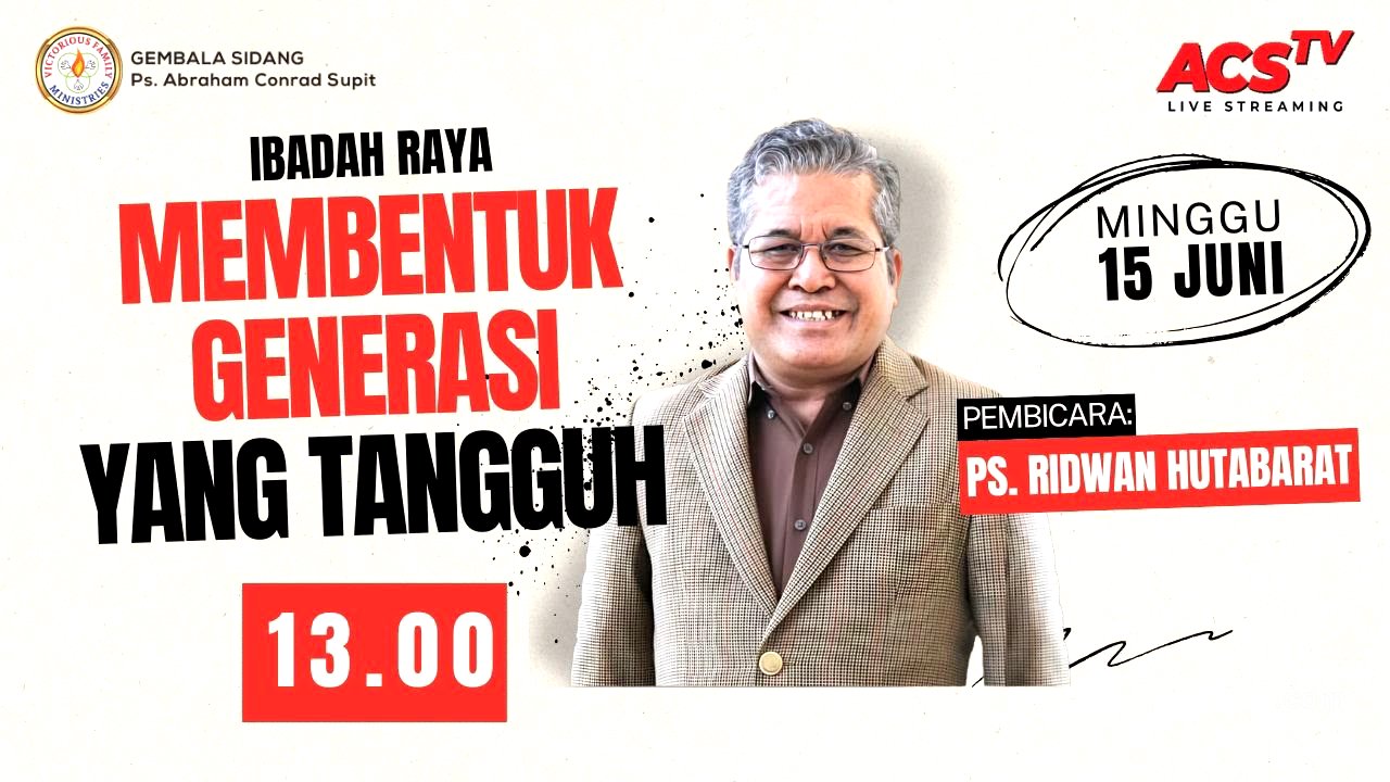 GBI Victorious Family - Ps. Ridwan Hutabarat - 13.00 WIB | 15 Juni 2025 |
