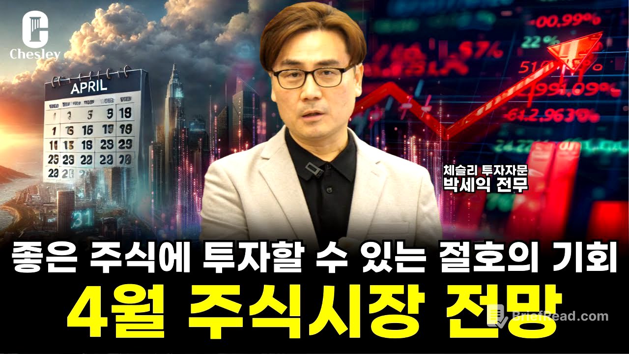 [4월 월간전망] 어려운 주식시장이지만, 오히려 투자 기회입니다ㅣ박세익 전무