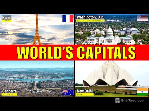 Countries and Capitals of the World - Learn Names of Capital Cities