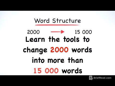 English Vocabulary: Roots, Prefixes and Suffixes
