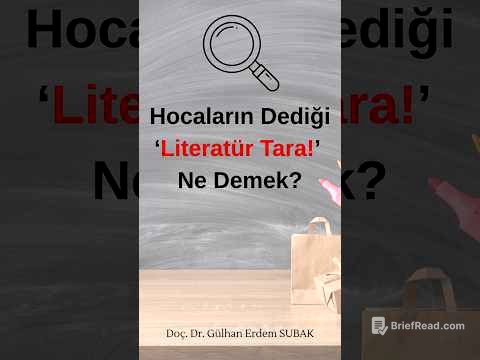 Hocaların Dediği “Literatür Tara!” Ne Demek? | 3 Adımda Literatür Taraması #shorts