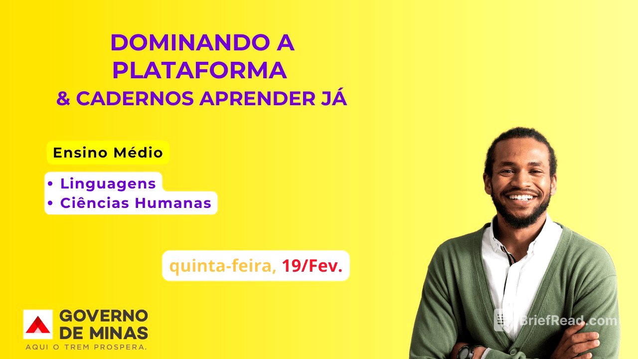 Aprender Já - Ens.Fundamental Anos Finais - Língua Portuguesa, Linguagens e Ciências Humanas.