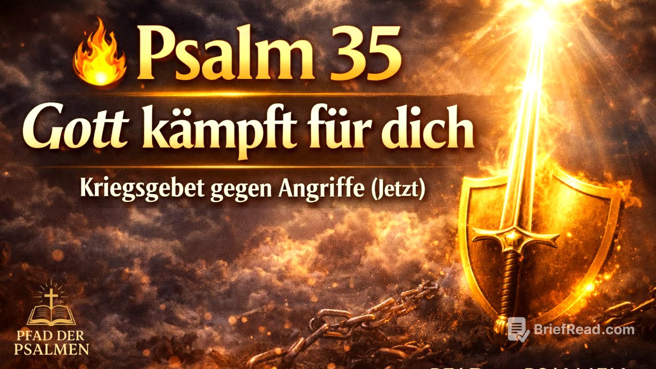 🔥 Psalm 35 — Gott kämpft für dich | Kriegsgebet gegen Angriffe (Jetzt)