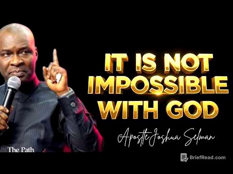 YOUR SITUATION IS NOT TOO BIG FOR GOD; LEARN TO PARTNER WITH HIS POWER || APOSTLE JOSHUA SELMAN