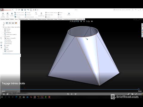 SOLIDWORKS - Traçage trémie droite