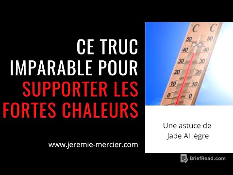 Ce truc imparable pour supporter les fortes chaleurs (conseil de Jade Allègre)