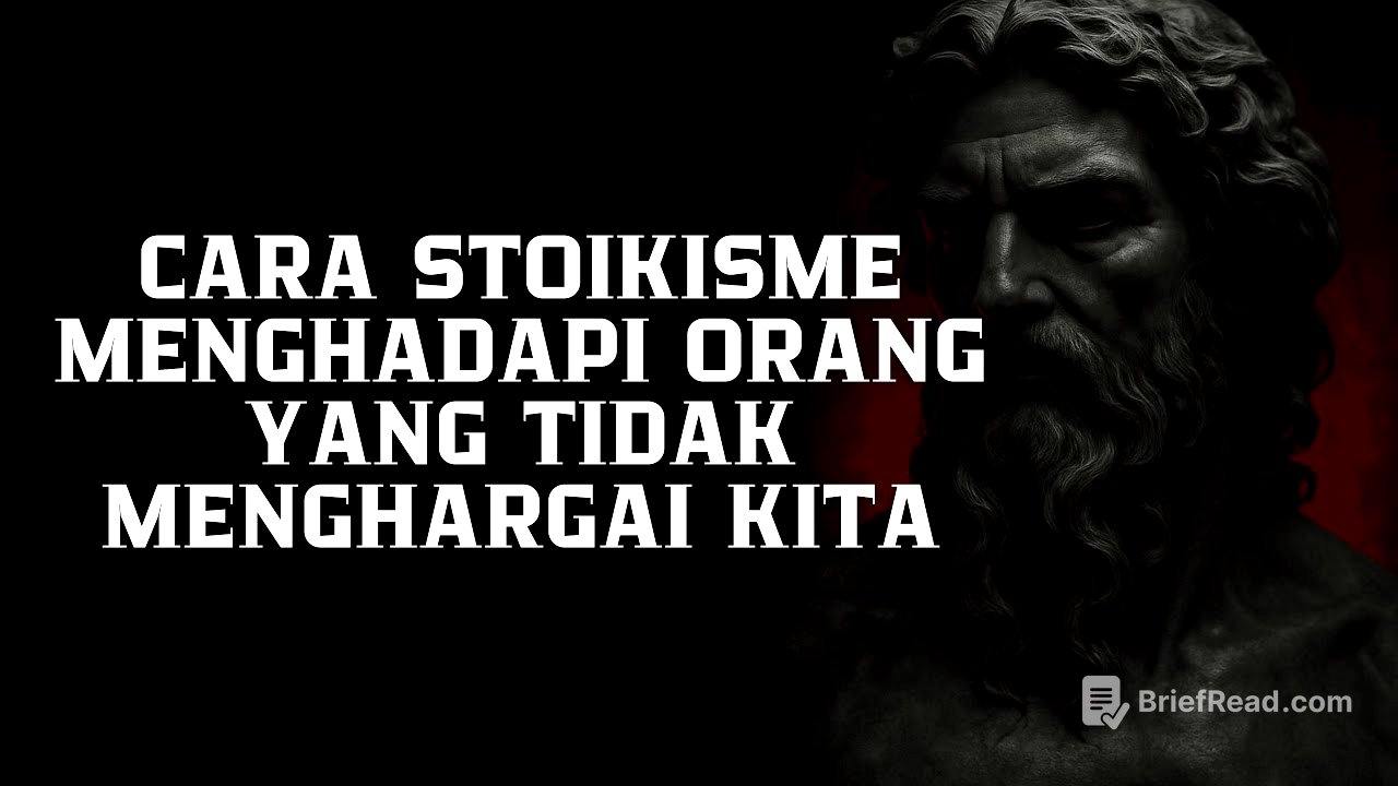 8 langkah Cara Stoik: Menghadapi Orang yang Meremehkan Anda | Stoikisme