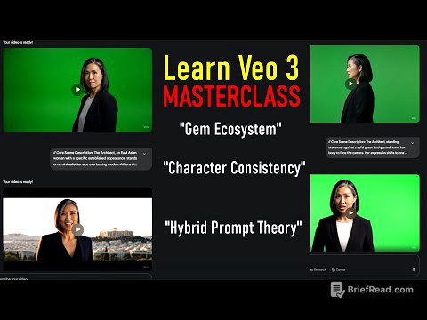 Veo 3 MASTERCLASS - Character Consistency - Gem Ecosystem - "Hybrid Prompt Theory"